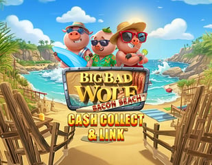 Playtech - Big Bad Wolf: Cash Collect - Bacon Beach